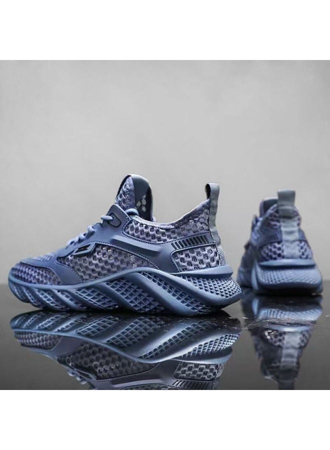 Footoppo Mesh Sports Casual Shoes For Men, Summer Breathable Mesh Shoes, Non-slip Hollow Mesh Thin Sneakers For Men In Summer - Image 2