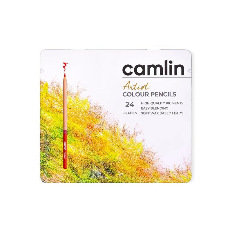 Camlin أقلام تلوين كاملين للفنانين 24 لون - Image 1