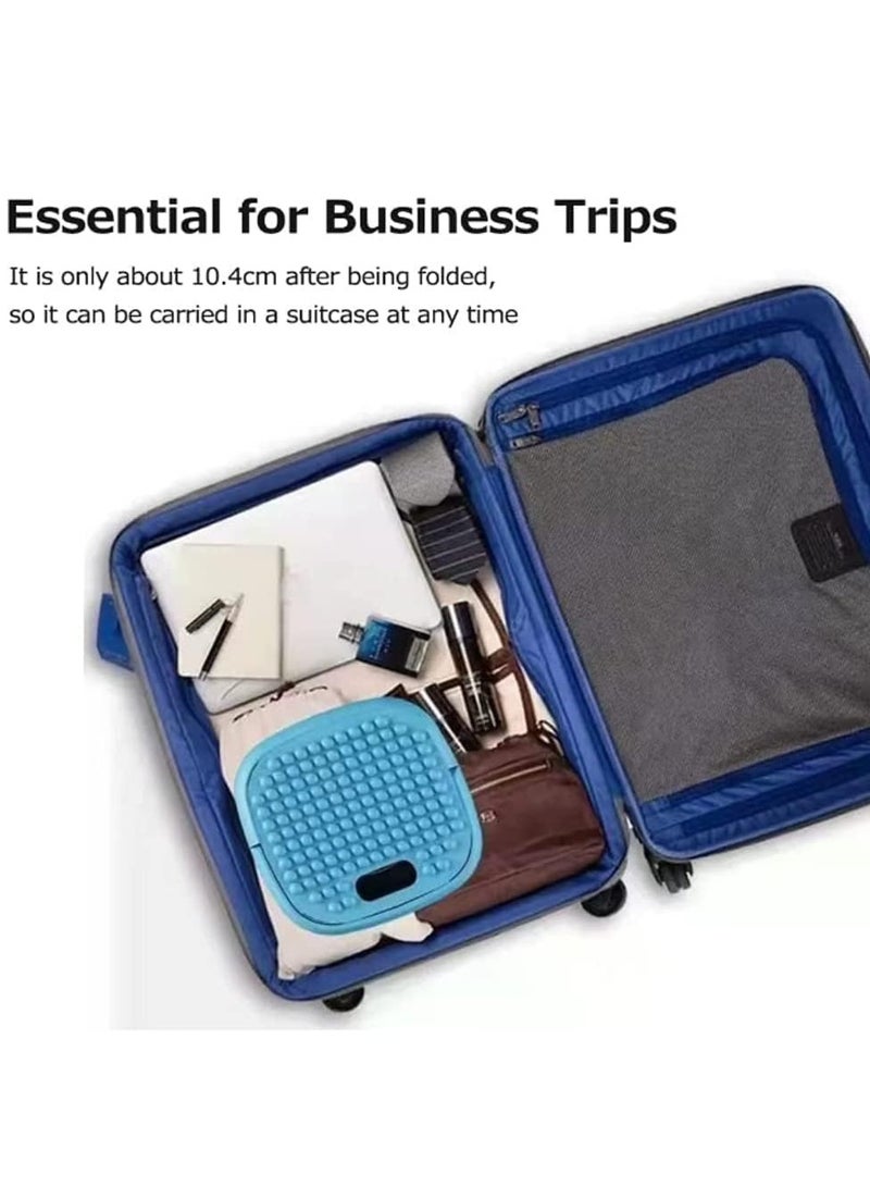 Bucket Automatic Mini Household Underwear Foldable Bucket Washer Baby Clothes Washing Machine,Portable Mini Folding Clothes Washing Machine,Suitable for Travelling, Camping, Apartment Dorm