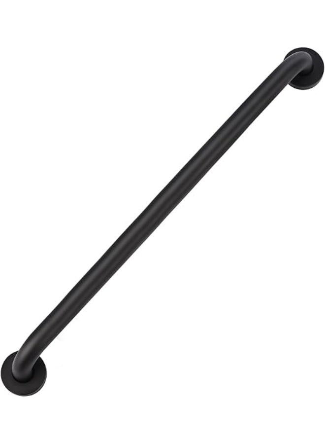 Bathroom Grab Bar, 24 in Non-Slip 201 Stainless Steel Bathroom Safety Grab Bar Oil Rubbed Black Hand Rail for Bathtub Toilet Kitchen Bedroom Shower, Concealed Screw Wall Mounted - Image 1