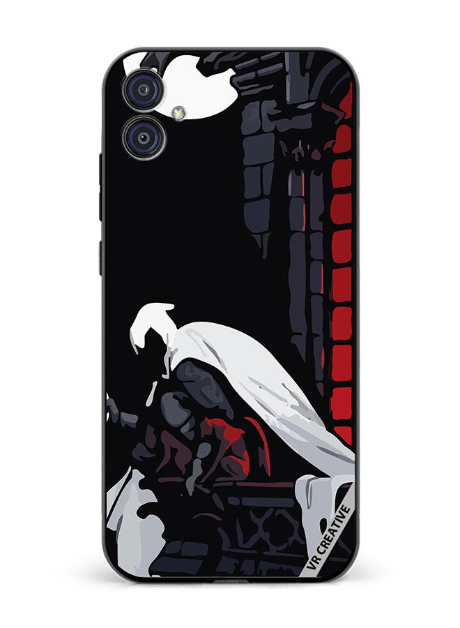 VR CREATIVE Protective Case Cover For Samsung Galaxy M04/F04 Moon Knight Design Multicolour - Image 1