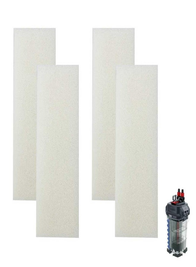 Antrys Foam Filter Pad Block for Fluval 206/207/306/307 Canister Filters, A222A1 Aquarium Filter Media Kit for Mechanical & Biological Filtration, Bio Foam Filters Pad Replacement Media Inserts Set - 4 Pack - Image 1