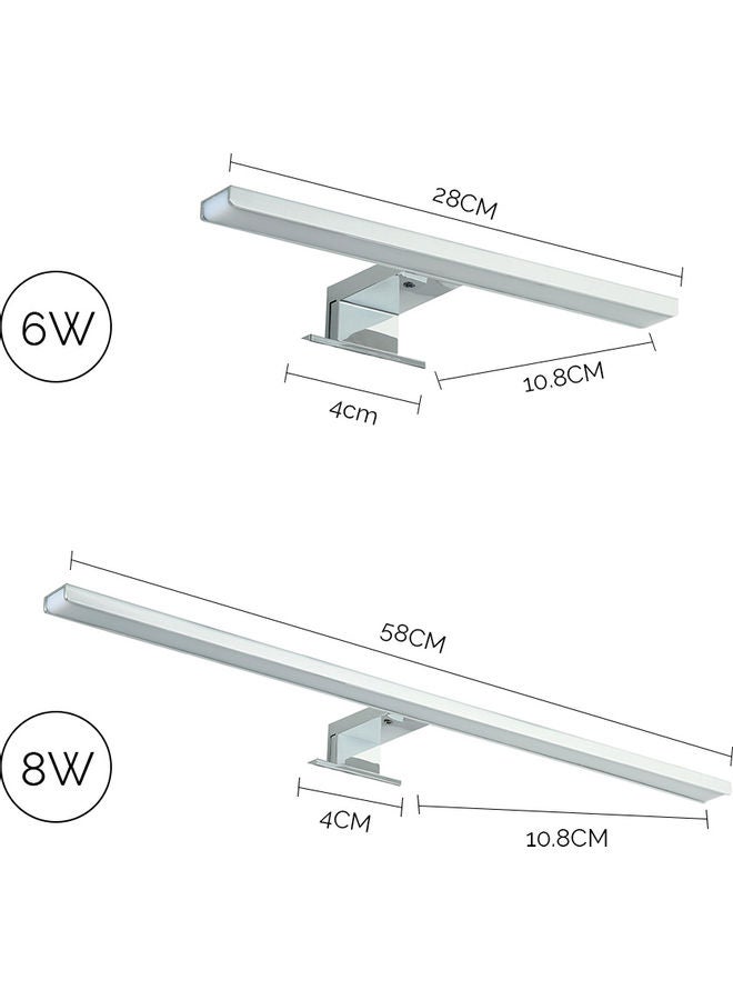 نيبمينينت مصباح عاكس أمامي فضي 59x4.5x12سم - Image 3