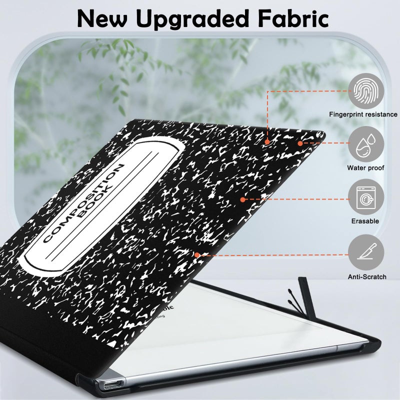 Aippdo Case for Remarkable 2 Paper Tablet 10.3" 2020 Released,Lightweight and Hard Back Shell Protective Book Folio Cover with Built-in Pen Holder,Comes with Remarkable 2 Pen Tips. - Image 3