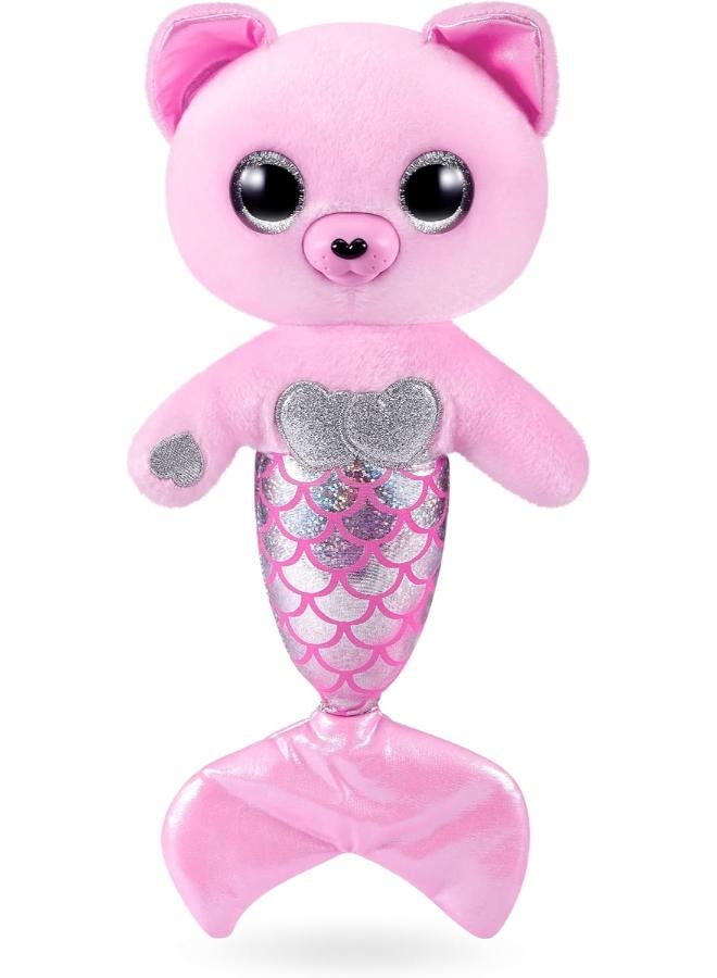 ZURU Pets Alive ZURU Furmaids (Pink Kitten) Interactive Mermaid Soft Toy with Luminous Sound for Girls - Image 2