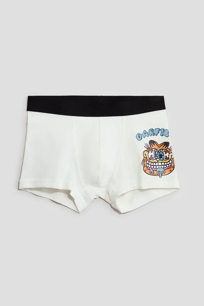 H&M 5-pack print-motif cotton boxer shorts