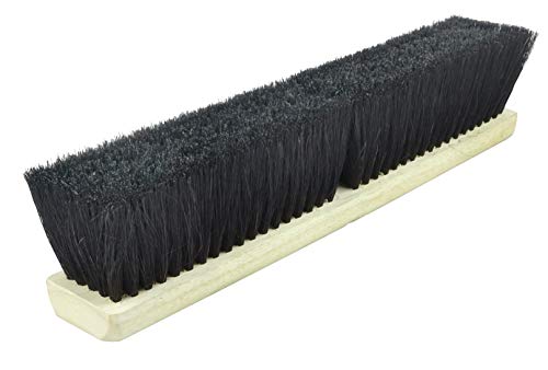 Weiler 42114 14" Block Size, Black Tampico Fill, Medium Sweep Floor Brush - Image 2