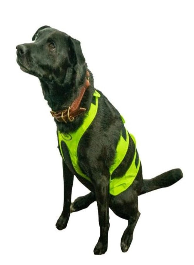 Mud River 18576: Dog Chest Protector Neon Green M - Image 3