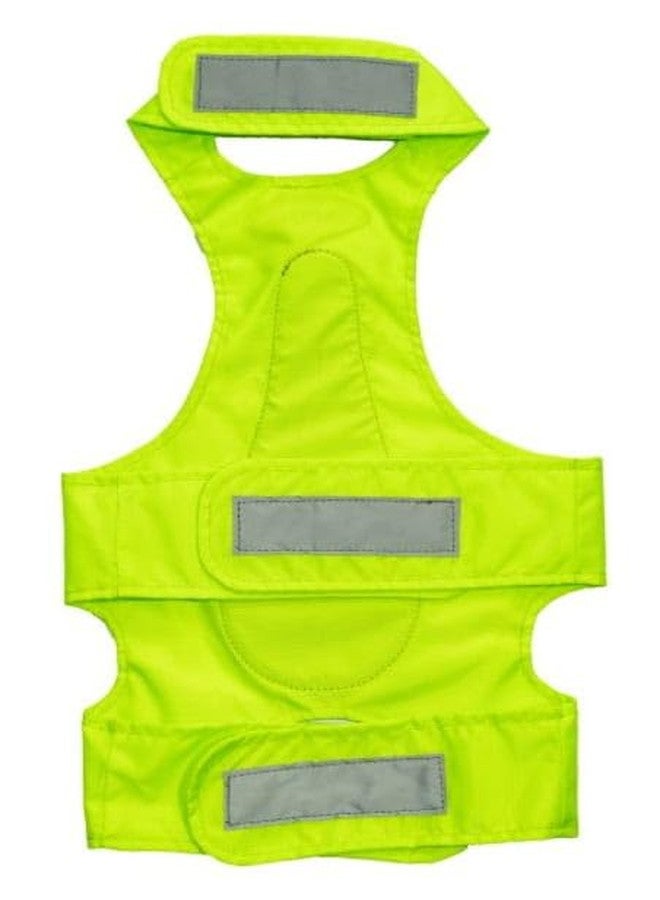 Mud River 18576: Dog Chest Protector Neon Green M - Image 2