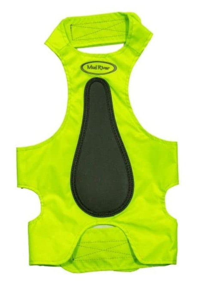 Mud River 18576: Dog Chest Protector Neon Green M - Image 1