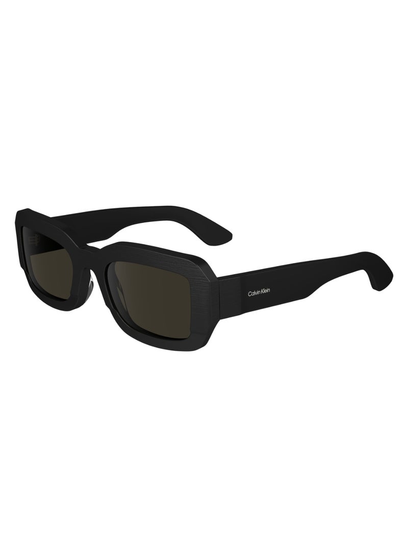 CALVIN KLEIN FULL RIM BIO ACETATE-M49 ACETATE CALVIN KLEIN SUN CK24511S 5222 (001) BLACK - Image 1