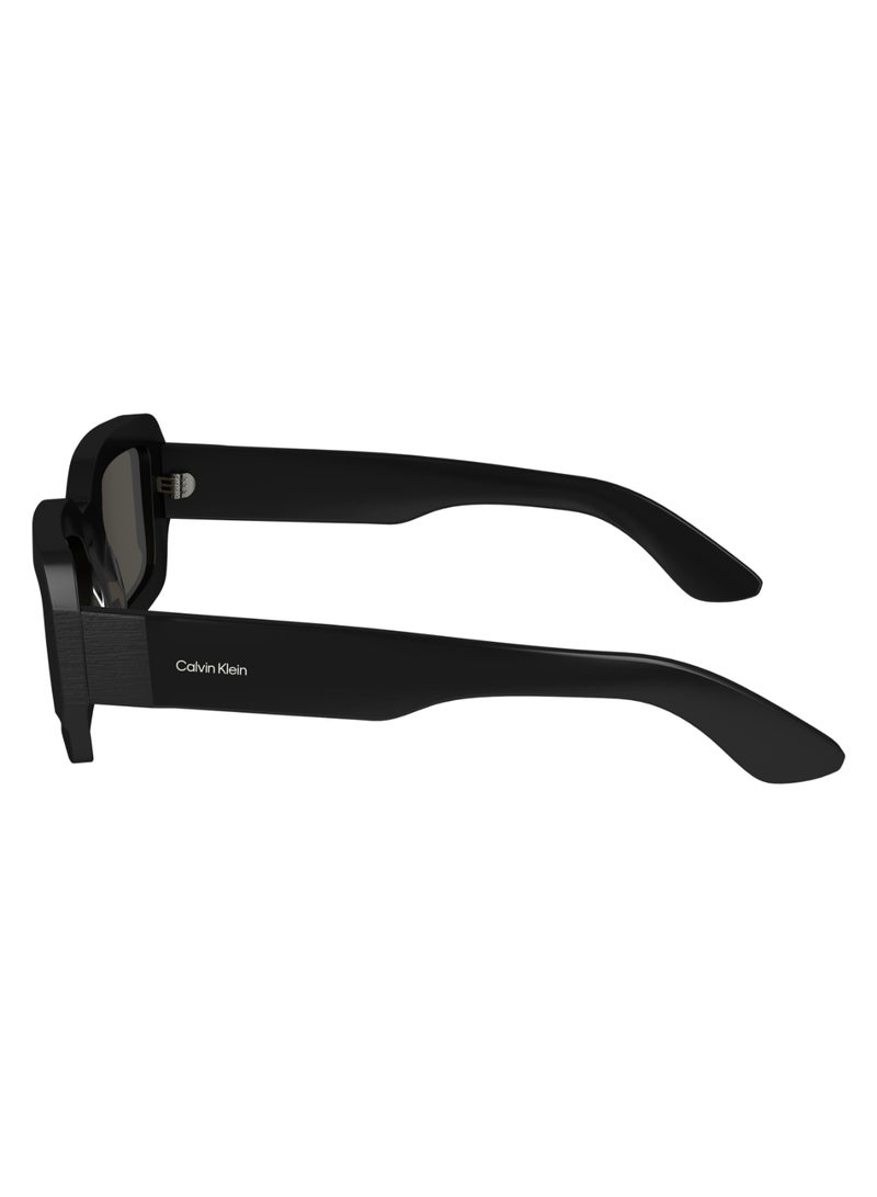 CALVIN KLEIN FULL RIM BIO ACETATE-M49 ACETATE CALVIN KLEIN SUN CK24511S 5222 (001) BLACK - Image 4