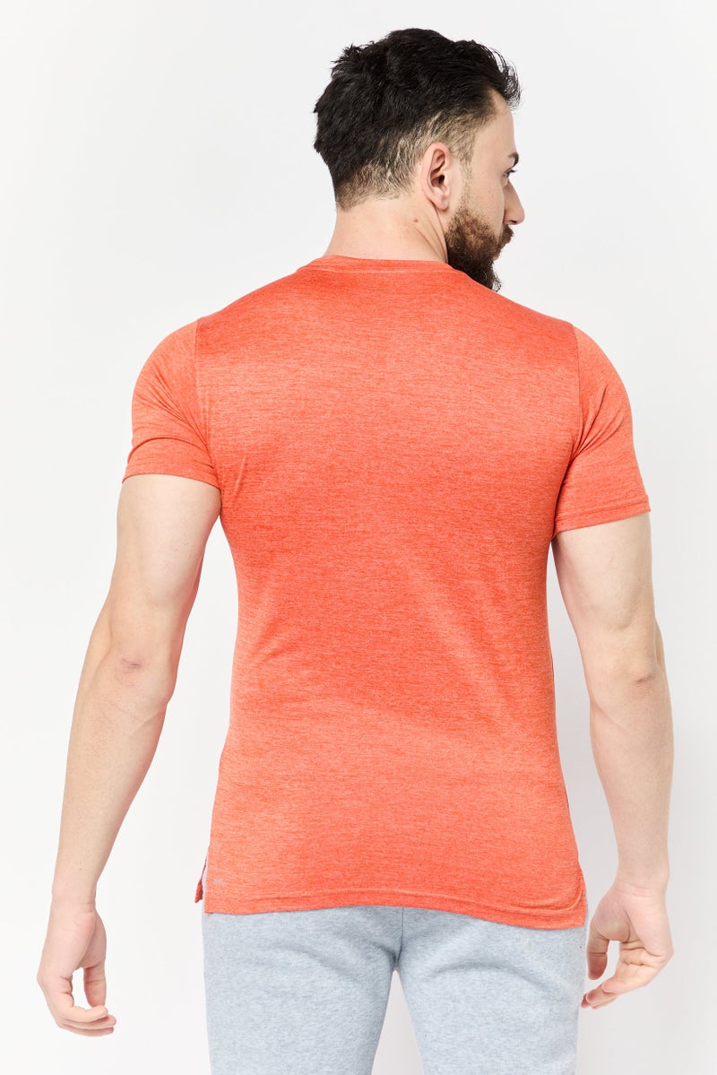 PUMA Men Sportswear Fit Short Sleeves Training T-Shirt, Orange - Image 4