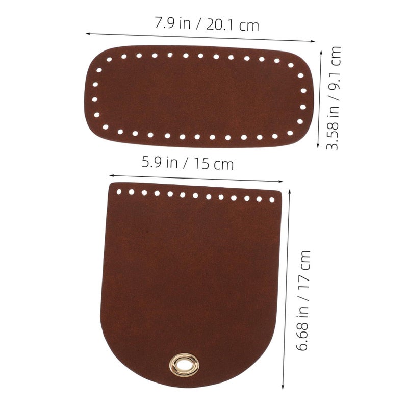 DIY Woven Bag Making Kit with PU Base Strap and Lock Clasp for Handbag Craft - Image 3