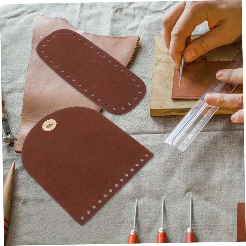 DIY Woven Bag Making Kit with PU Base Strap and Lock Clasp for Handbag Craft - Image 5