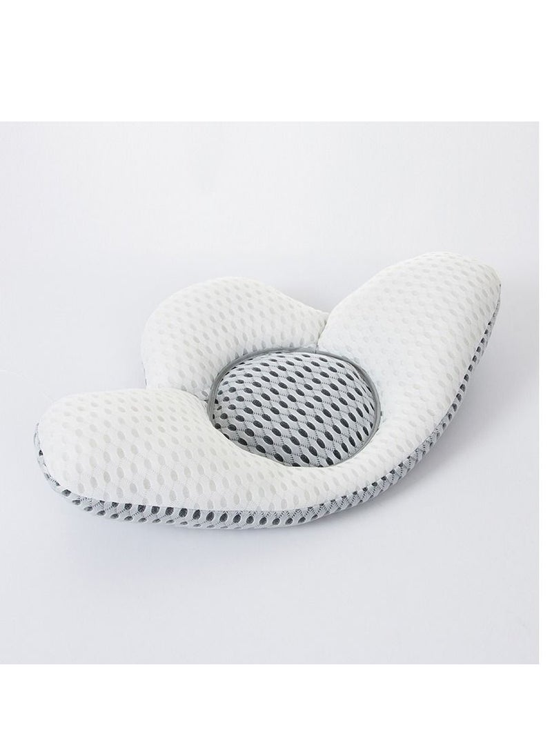 MIXDE - Lumbar Back Support Pillow Sleeping Air Mesh for Bed Adjustable Height for Pain Relief Soft - Image 1