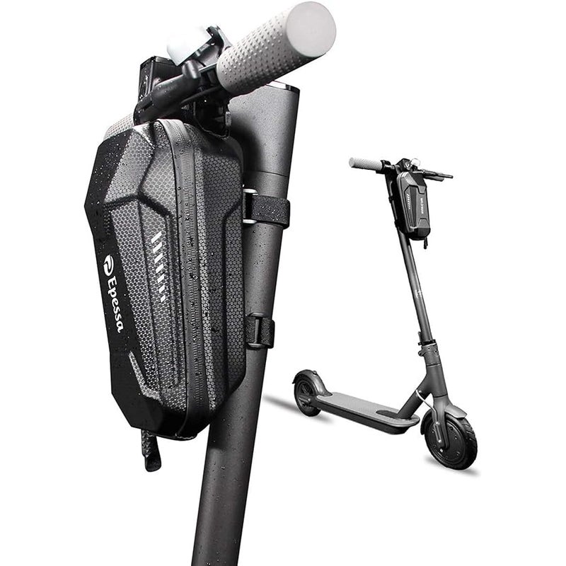 Epessa Universal Scooter Bag, EVA Scooter Handlebar Bag, Waterproof Scooters Front Bags for Carrying Charger Tools Repair Tools/Large Capacity/Portable (2L) - Image 1