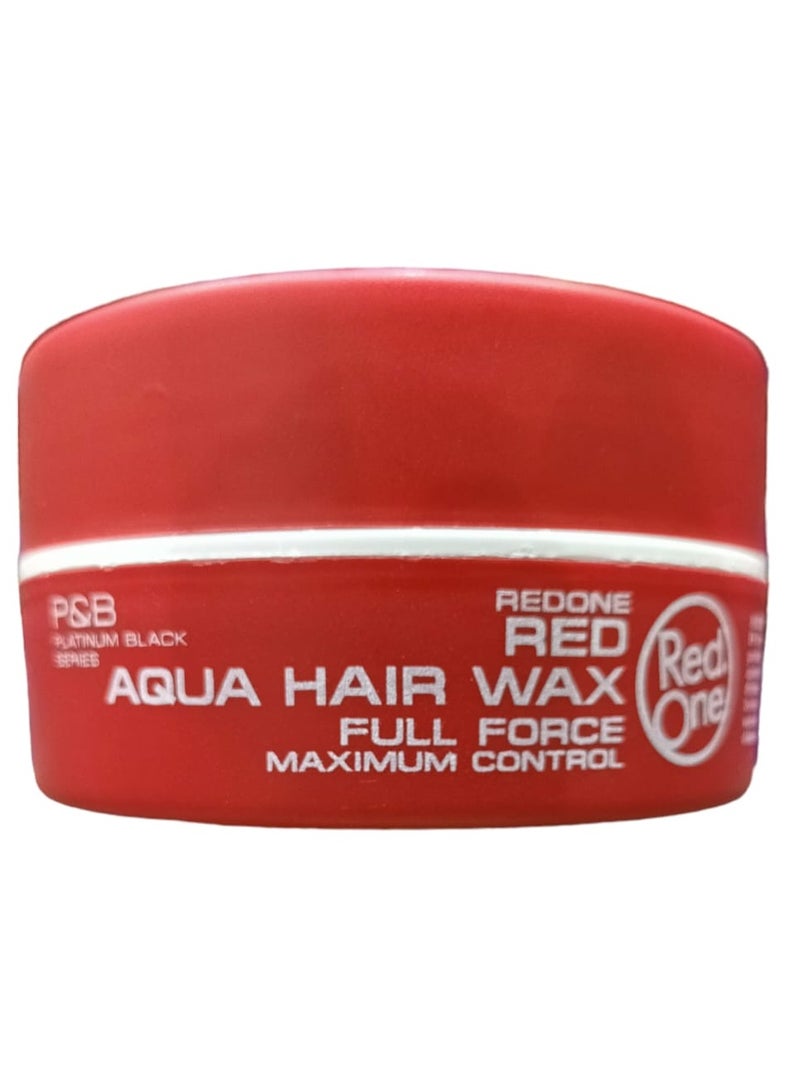 Red One Aqua Red Hair Wax Gel 150 ml - Image 1