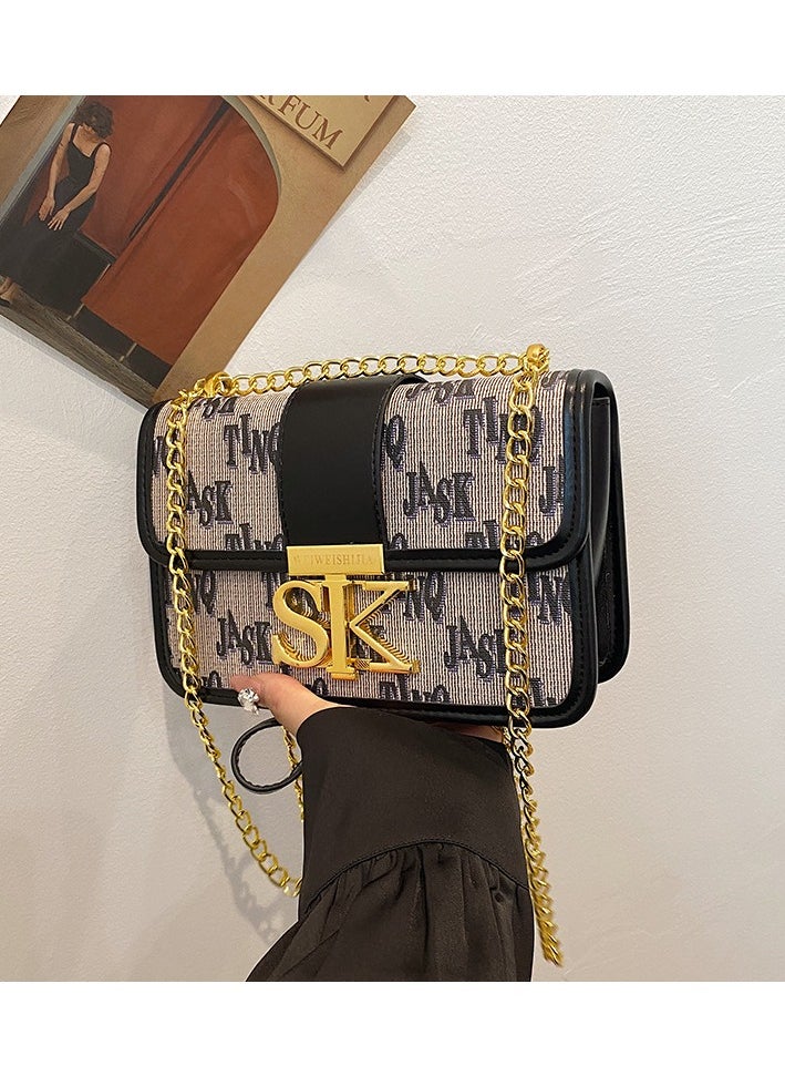 SK New Fashionable And Minimalist Hand-held Single-shoulder And Crossbody Bag 