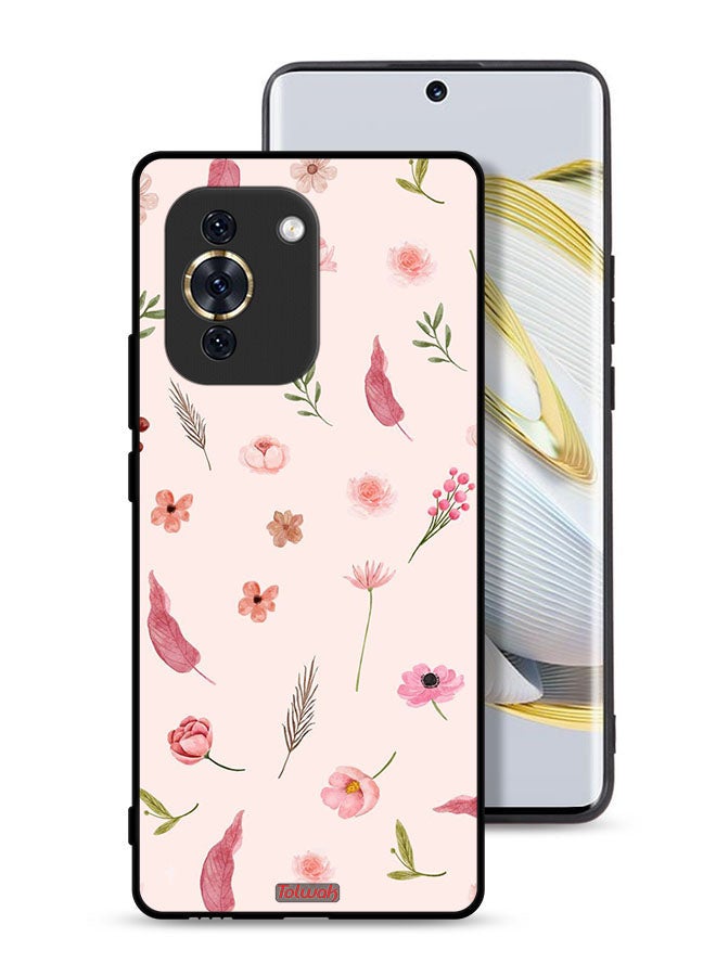 Tolwak Huawei nova 10 Protective Case Cover Leaves And Roses Pattern - Image 1