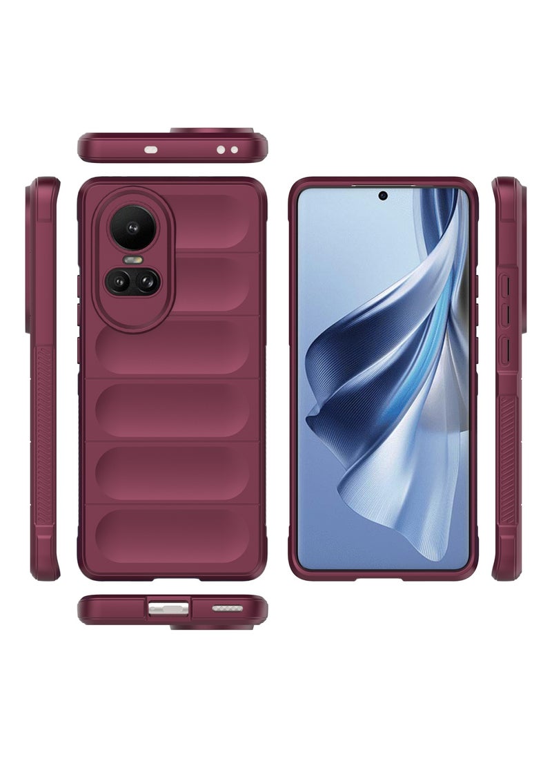 جولدن ماسك - اوبو رينون 10/ رينون 10 برو (Oppo Reno10 /Reno10 Pro) جراب ماجيك كيس كفر حماية للهاتف - (نبيتى) - Image 1
