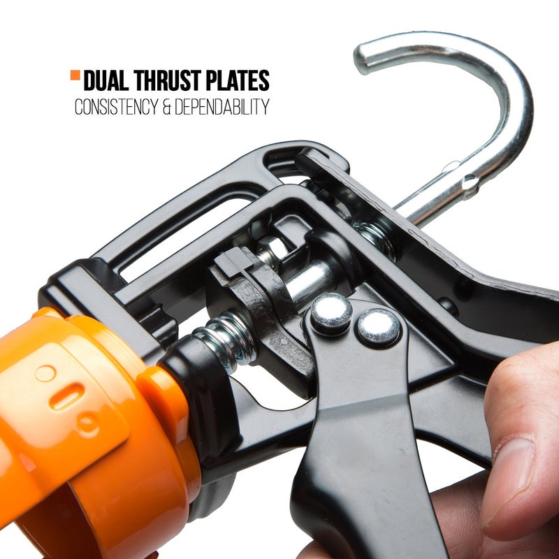 JES M26S 10 oz. 26:1 High Thrust Caulk and Adhesive Gun - Image 3