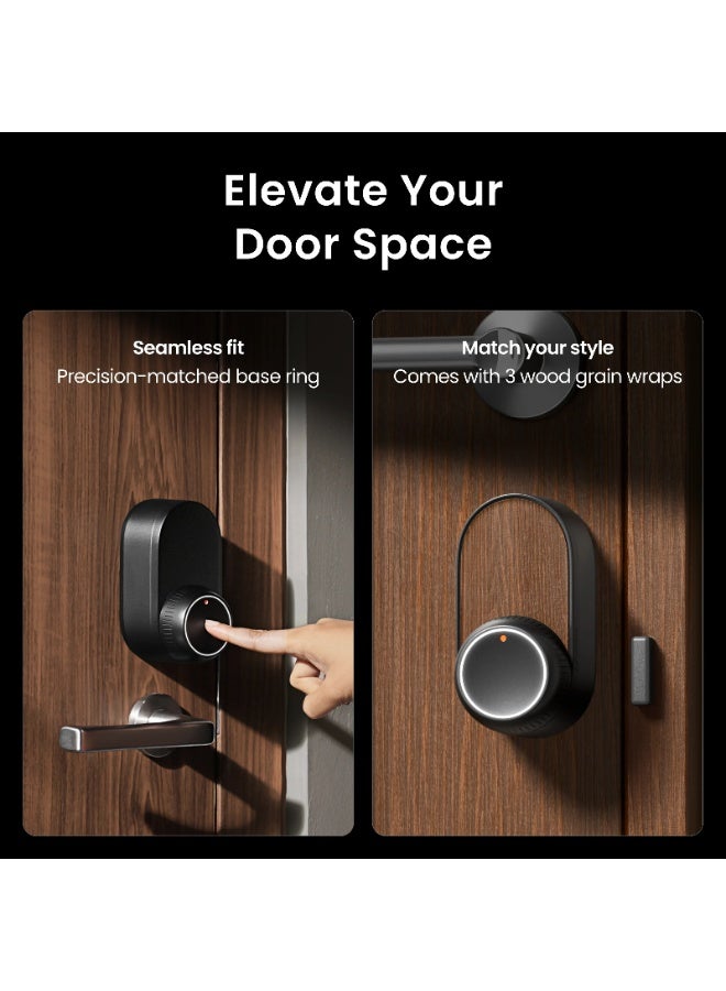 SwitchBot Lock Ultra Smart Door Lock with Fingerprint, NFC, Passcode, Bluetooth & Wi-Fi Hub – Keyless Entry for Home & Office – Easy Installation, Works with Smart Voice Assistant - Image 4