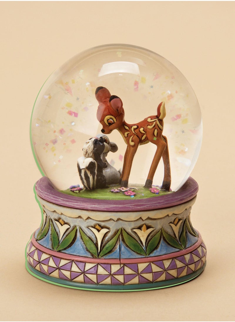 Enesco Disney Traditions - Blooming Friendship (Bambi Snow Globe) 