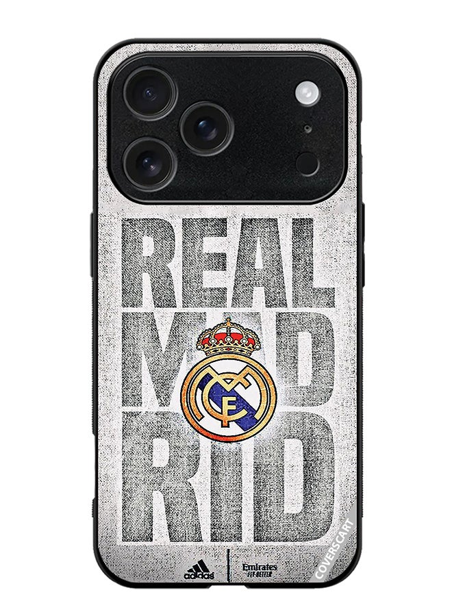 COVERSCART Protective Case Cover For Apple iPhone 17 Pro Max Real Madrid Design Multicolour