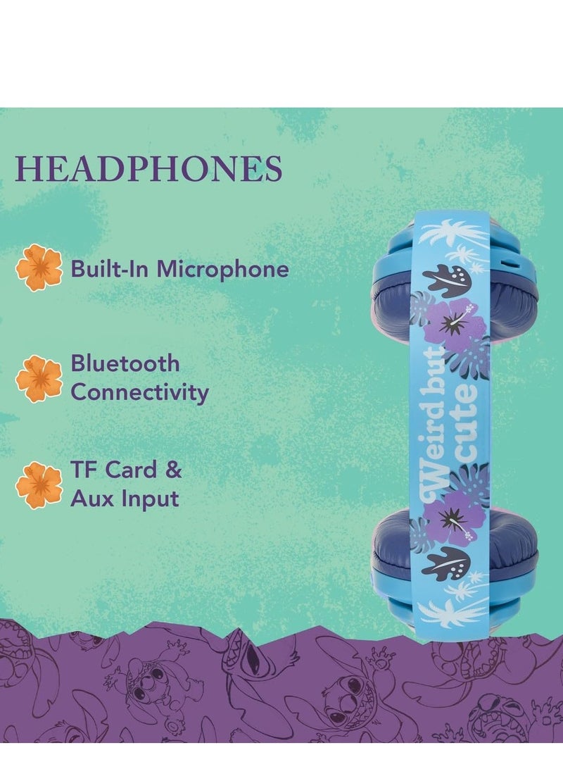 ديزني سماعات ديزني ستيتش ثلاثية الأبعاد بتقنية البلوتوث (DY-3054-ST) - Image 2