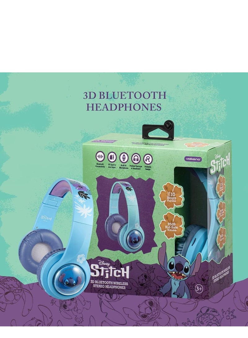 ديزني سماعات ديزني ستيتش ثلاثية الأبعاد بتقنية البلوتوث (DY-3054-ST) - Image 5