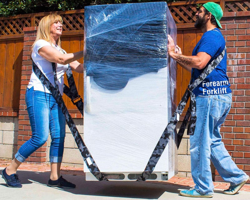 Forearm Forklift Shoulder Harnessâ€“Orig. Model-Lift and Move Furniture, appliances, Supports up to 800 lb. Moving Harness Set, 2 Harnesses and 2 Center Straps That are ea 9â€™4â€ Long, 1 Pack, Urban Camo - Image 5