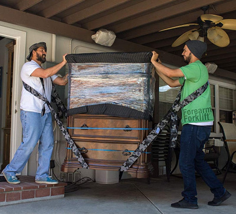 Forearm Forklift Shoulder Harnessâ€“Orig. Model-Lift and Move Furniture, appliances, Supports up to 800 lb. Moving Harness Set, 2 Harnesses and 2 Center Straps That are ea 9â€™4â€ Long, 1 Pack, Urban Camo - Image 3