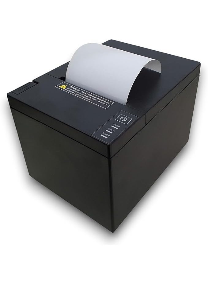 Xprinter Thermal printer XP-Q807K Compact Thermal Label Printer High-Speed USB/Serial/Parallel Interface, 80mm Paper Width, Auto Cutter, ESC/POS Compatible – Ideal for Retail, Restaurant, and POS Systems - Image 2