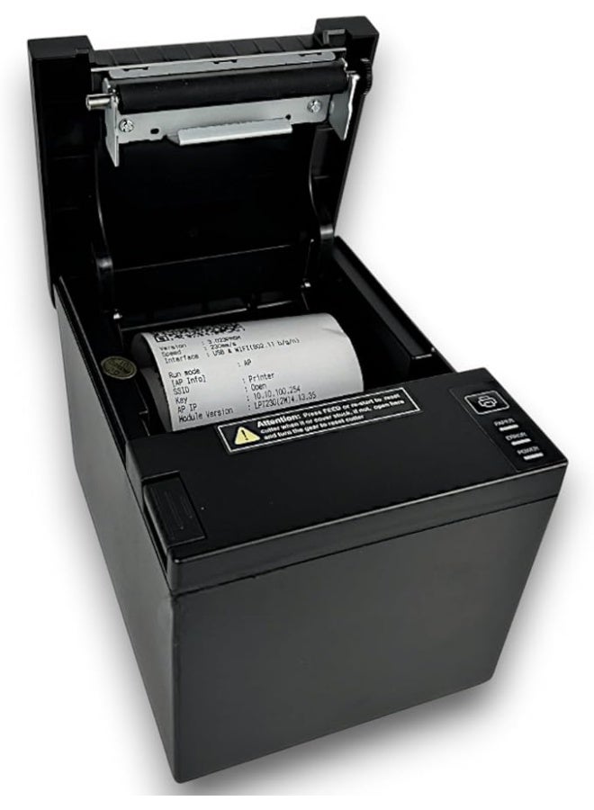 Xprinter Thermal printer XP-Q807K Compact Thermal Label Printer High-Speed USB/Serial/Parallel Interface, 80mm Paper Width, Auto Cutter, ESC/POS Compatible – Ideal for Retail, Restaurant, and POS Systems - Image 3