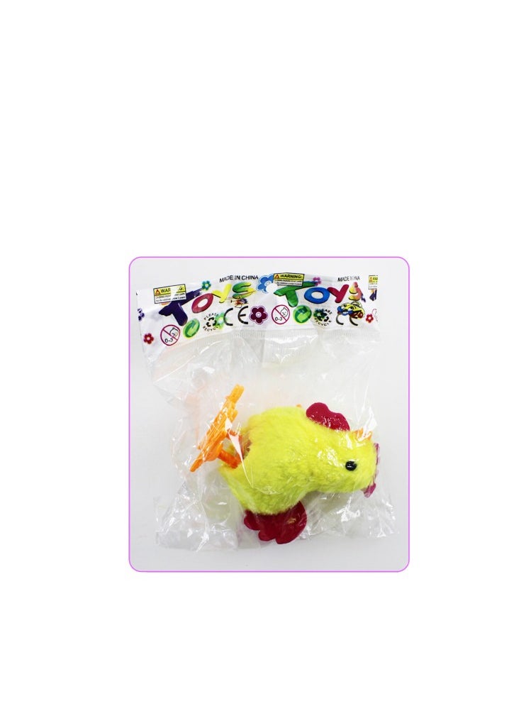 PARTY FUN - Chicken Rooster Stuffed Animal Yellow Plush Toy 1 Piece - Image 1