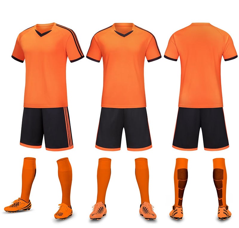 Speed Football Clothes Suit Children'S Game Clothes Students Short Sleeve Training Clothes Printing Soccer Clothes Printing Men - Image 1