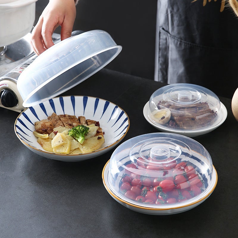Thickened Microwave Oven Heating Crisper Lid, Bowl Lid, Plate Lid, Insulated Rice, High Temperature Resistant Dish Cover, Dish Lid - Image 4