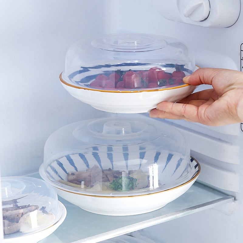 Thickened Microwave Oven Heating Crisper Lid, Bowl Lid, Plate Lid, Insulated Rice, High Temperature Resistant Dish Cover, Dish Lid - Image 2