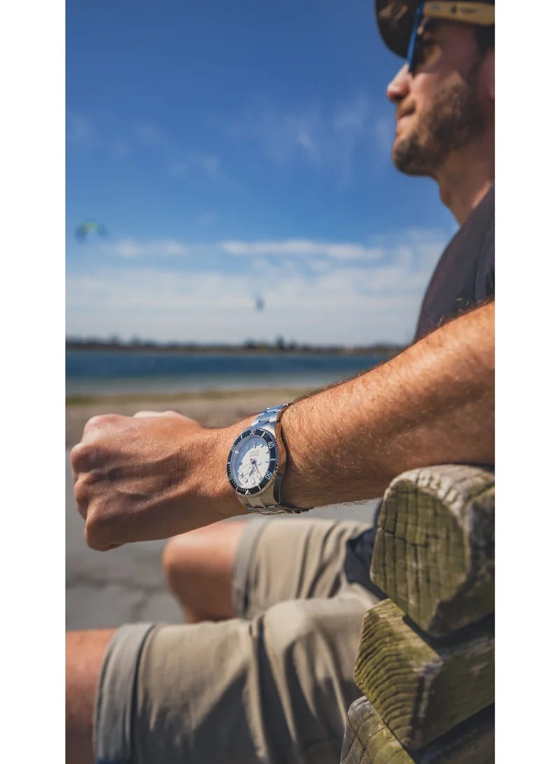 RATIO  Ratio FreeDiver Sapphire Stainless Steel White Dial Automatic RTF047 200M Men's Watch for Men | Best Price UAE