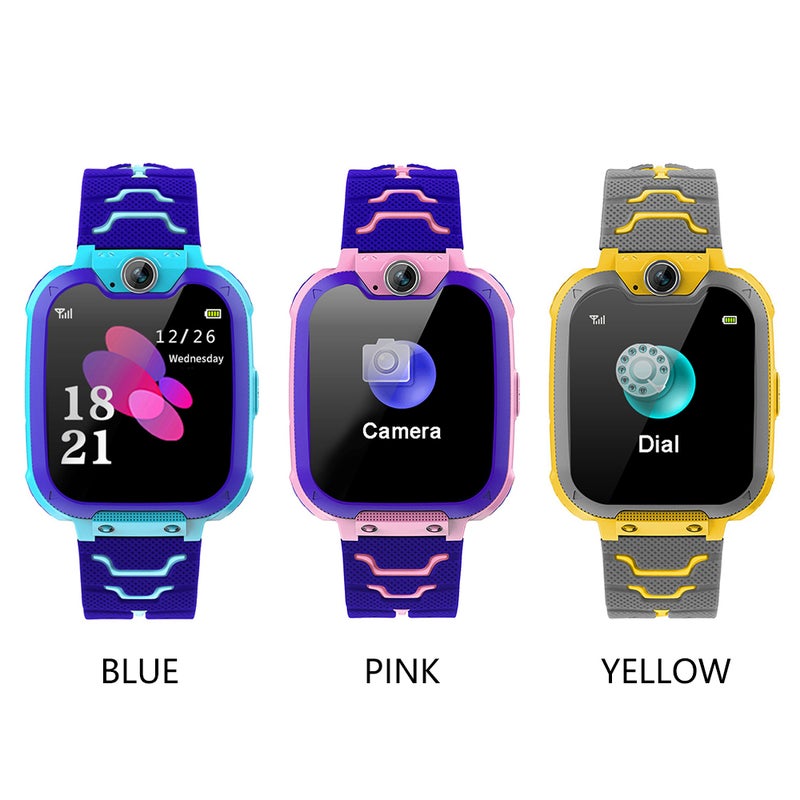 Kids Smart Watch 1.54 inches Touch Screen GPS Tracker SOS Call Game Voice Chat Camera IP65 Waterproof Wristwatch for Boys Girls Gifts - Image 4