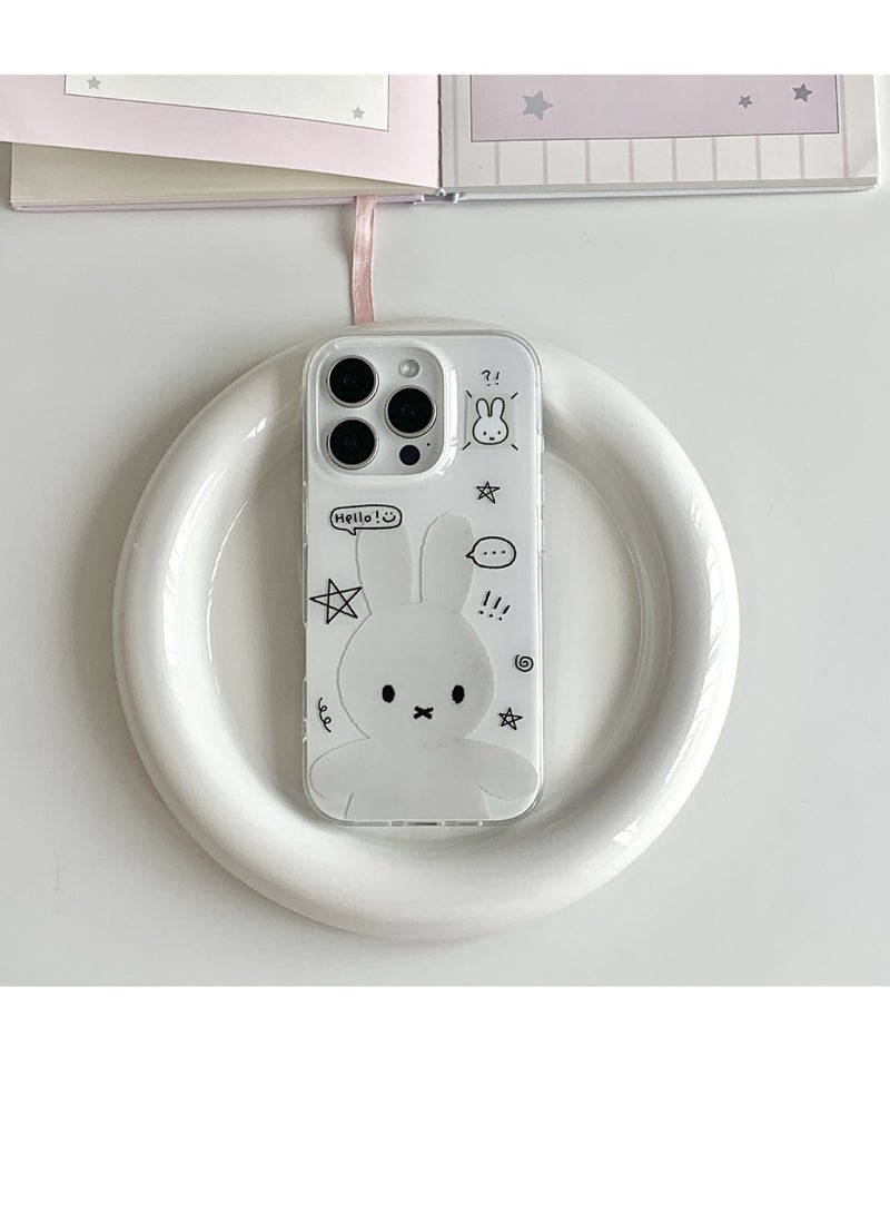 NIBEMINENT Protective TPU Case Cover For iPhone 15, Miffy Baby Single Shell