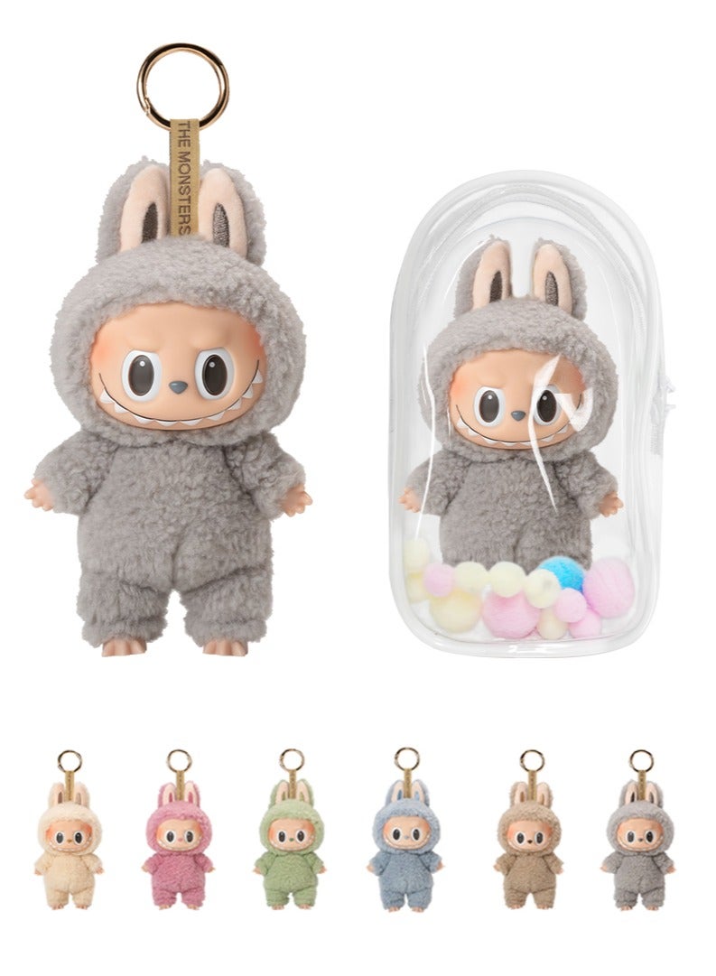 Verci Labubu 1st Generation Vibrant Macaroon Monster-Sesame Beans  - Image 1