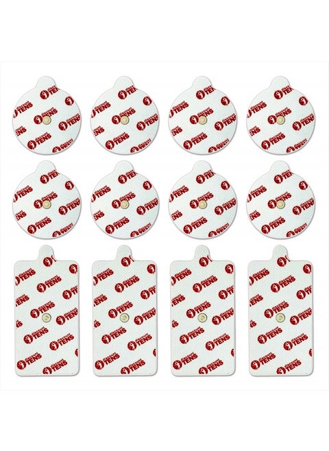PowerDot 2.0 Compatible Electrodes with Magnetic Connector. 12 Premium PowerDot 2.0 Compatible Replacement Pads (Version 2 - Magnetic)