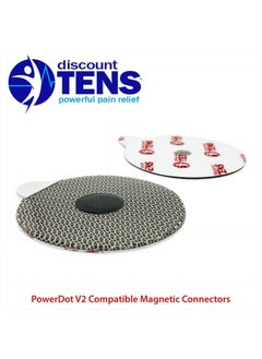 Discount TENS PowerDot 2.0 Compatible Electrodes with Magnetic Connector. 12 Premium PowerDot 2.0 Compatible Replacement Pads (Version 2 - Magnetic)  - Image 4