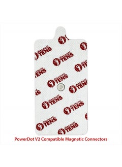 Discount TENS PowerDot 2.0 Compatible Electrodes with Magnetic Connector. 12 Premium PowerDot 2.0 Compatible Replacement Pads (Version 2 - Magnetic)  - Image 5