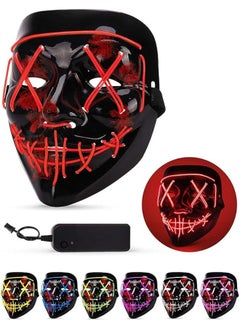 Generic iEco Funny LED Lighted Horror Mask Mask  - Image 1