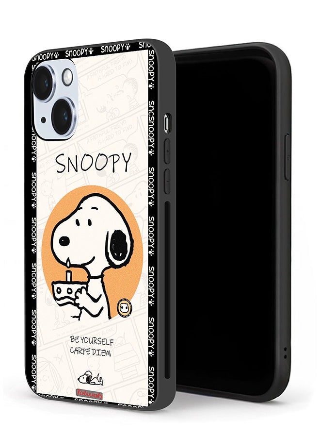 Tolwak Apple iPhone 14 Plus Protective Case Snoopy Be Yourself - Image 1