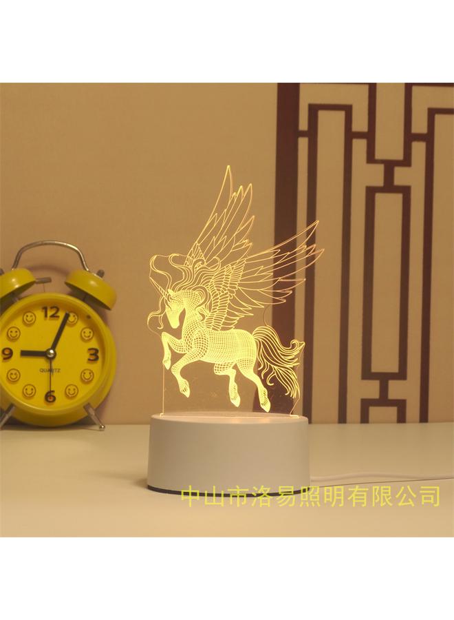 Bluejw Creative 3d Nightlight Acrylic Atmosphere Gift Bedside Atmosphere Lamp Activity Gift DIY Table Lamp - Image 1