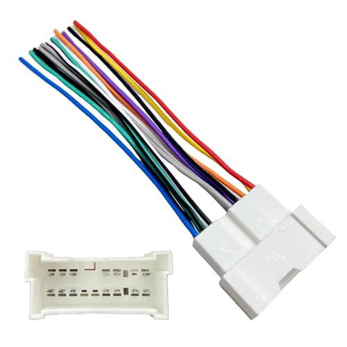 WildTundra 16Pin Radio Wiring Harness for Hyundai 2001-2006 KIA 2002-2006 Aftermarket Car Stereo Wiring Harness Connector for Elantra Accent Amanti Rio Car Stereo Radio Wiring Harness Cable Install - Image 1